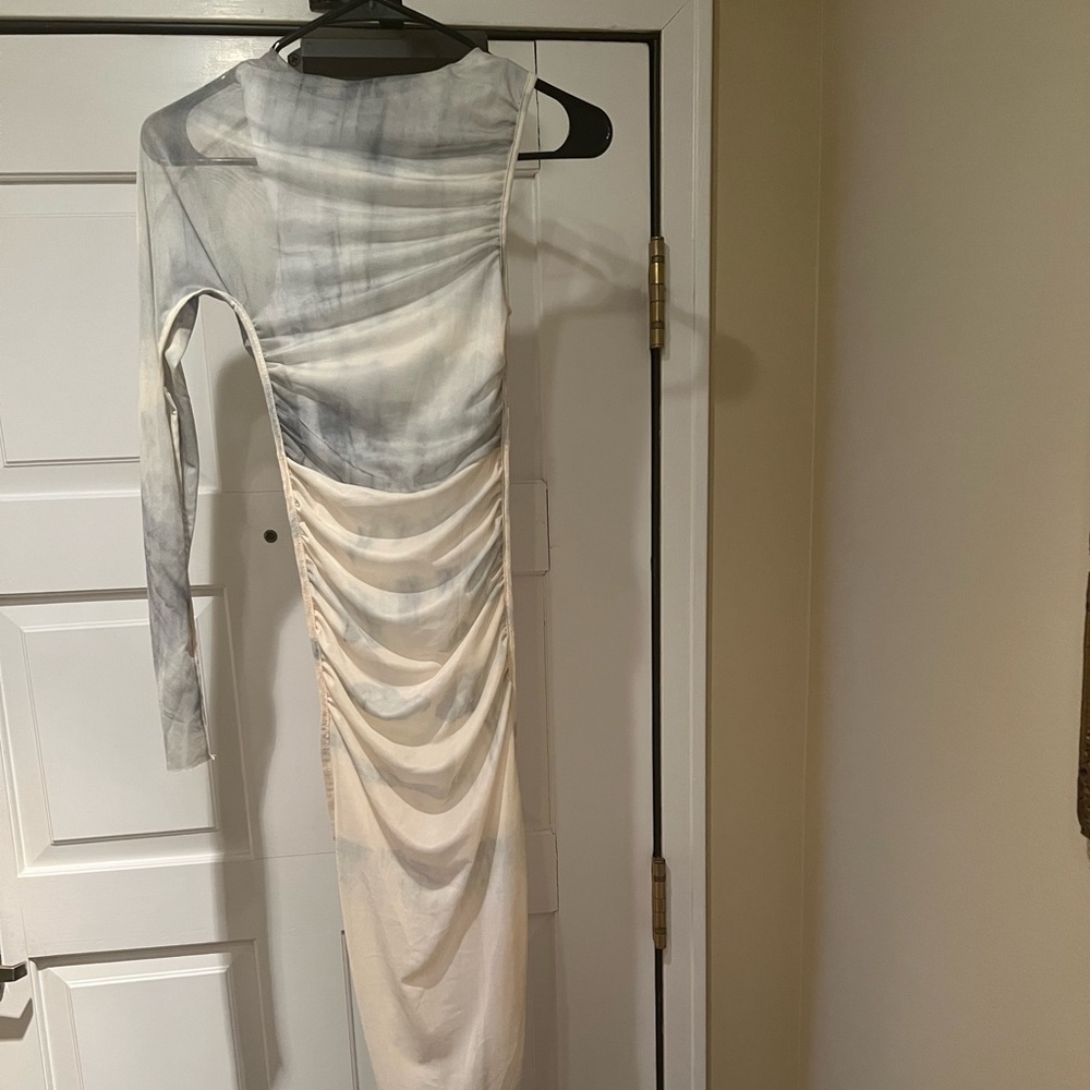 *BRAND NEW* Micas Printed Asymmetric One Shoulder Maxi Dress MULTICOLOR / XS